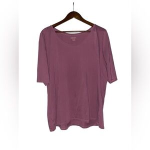 Pendleton 100% Pima Cotton Round Neck Women‎ Short Sleeve Tee Shirt XLT